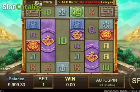 Game screen. Golden Empire (Jili Games) slot