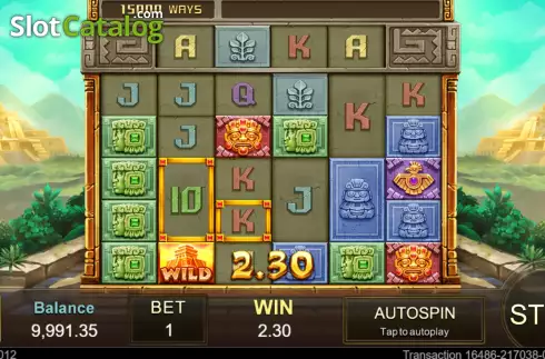 Win screen. Golden Empire (Jili Games) slot
