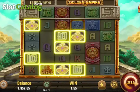 Schermo4. Golden Empire (Jili Games) slot