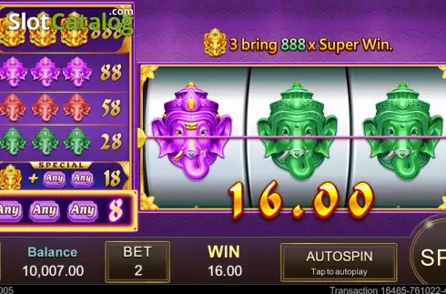 Win screen 2. Super Rich (Jili Games) slot