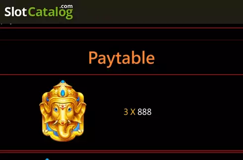 Pay Table screen. Super Rich (Jili Games) slot