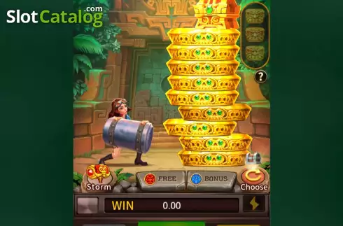 Game screen. Secret Treasure (Jili Games) slot