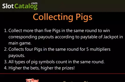 Game Feature screen 3. Fortune Pig (Jili Games) slot