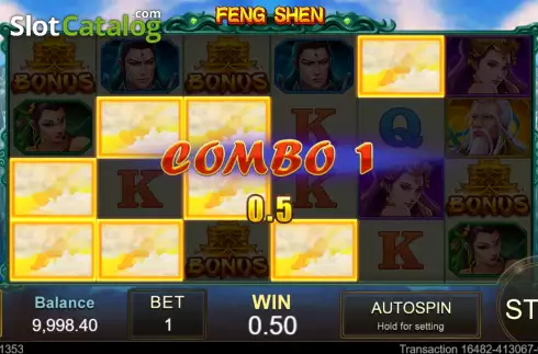 Win screen 2. Feng Shen (Jili Games) slot