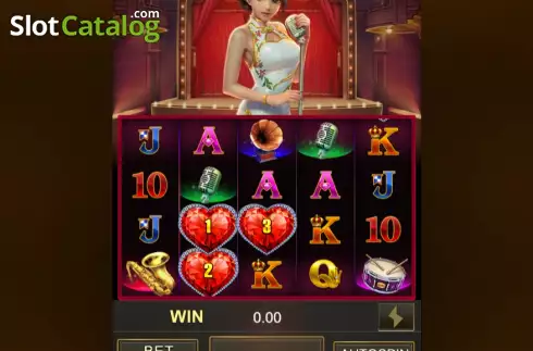 Game screen. Shanghai Beauty (Jili Games) slot