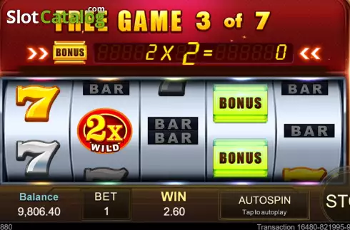 Bonus Game screen 2. Lucky Goldbricks slot