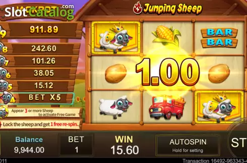 Captura de tela7. Jumping Sheep slot