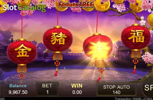 Bonus Game screen. Fortune Tree (Jili Games) slot