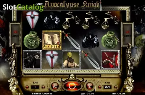 Οθόνη 1. Apocalypse Knights Κουλοχέρης 
