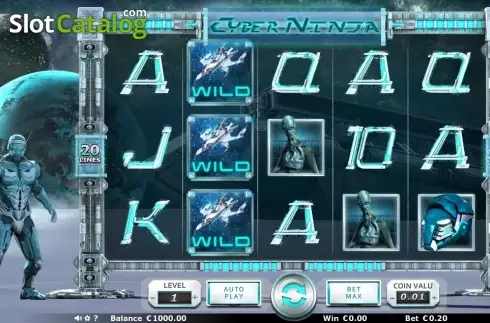 Ecranul 1. Cyber Ninja slot