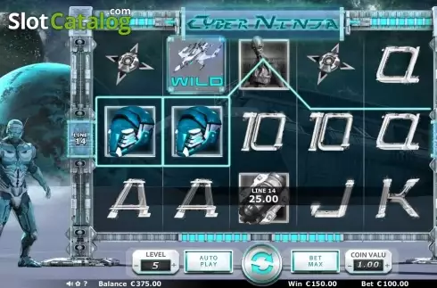 スクリーン3. Cyber Ninja カジノスロット