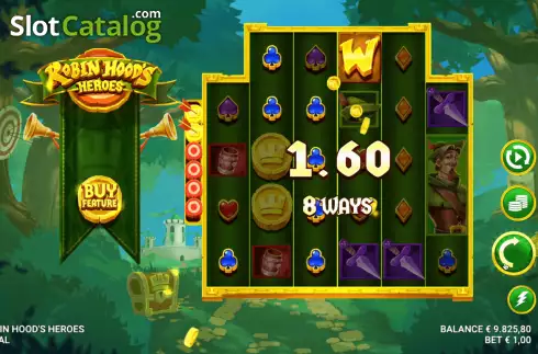 Captura de tela3. Robin Hood's Heroes slot