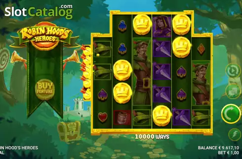 Captura de tela6. Robin Hood's Heroes slot