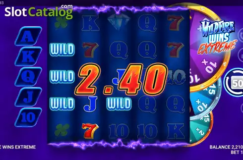 画面3. Wildfire Wins Extreme カジノスロット