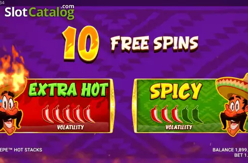 Free Spins 1. Chilli Pepe Hot Stacks slot
