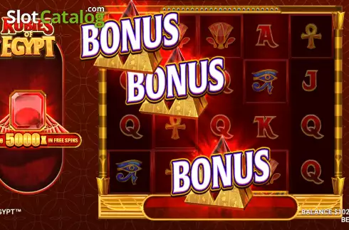 Bonus Symbols. Rubies of Egypt slot