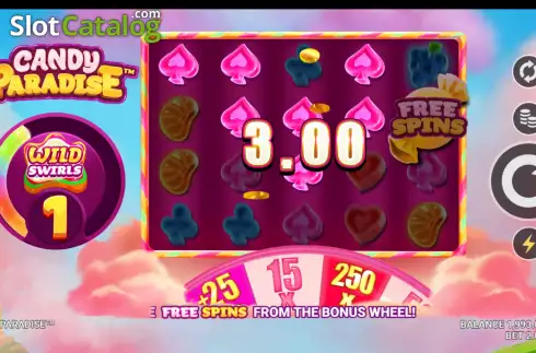 Schermo5. Candy Paradise slot