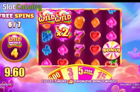 Bildschirm8. Candy Paradise slot
