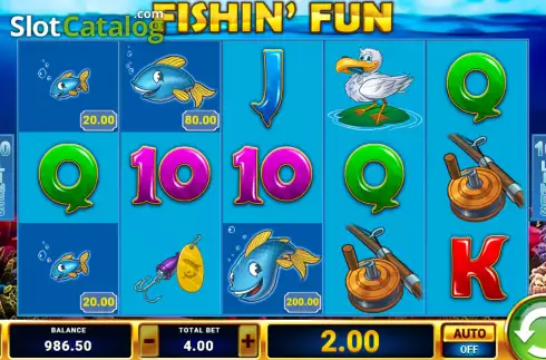 Win screen 2. Fishin Fun (Justplay Gaming) slot