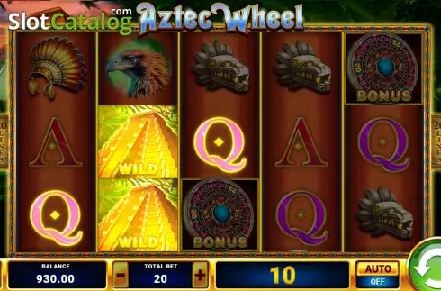 Win screen 2. Aztec Wheel slot