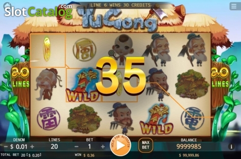 Captura de tela4. Yu Gong slot