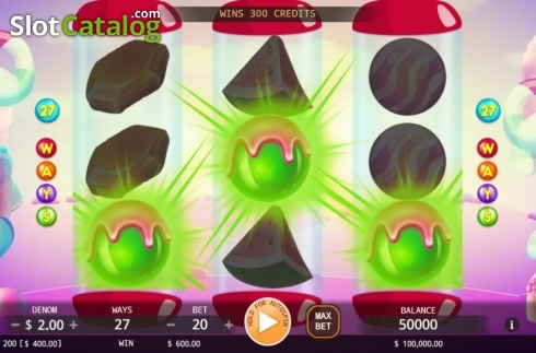 Win Screen 2. Quick Play Candy slot