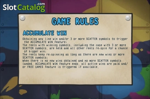 Game Rules 2. Artist Studio slot