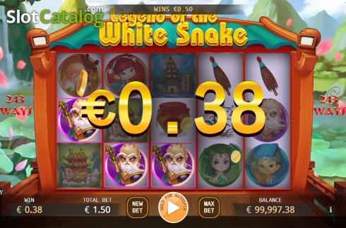 Bildschirm3. White Snake Legend slot