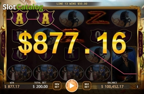 Captura de tela4. The Mask of Zorro (KA Gaming) slot