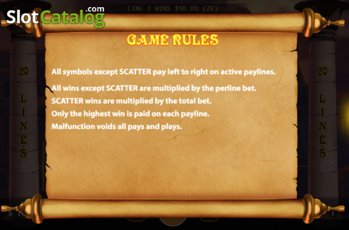 Rules. Tower of Babel slot
