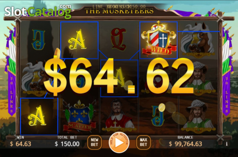 Bildschirm3. The Musketeers (KA Gaming) slot