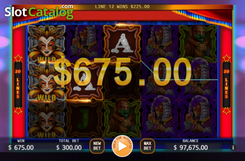 Win Screen 2. Masquerade (KA Gaming) slot