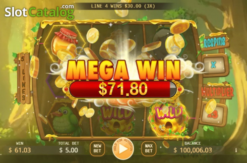 Win screen 2. Honey Money (KA Gaming) slot
