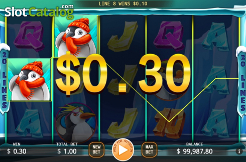 Win screen 2. Lucky Penguins slot