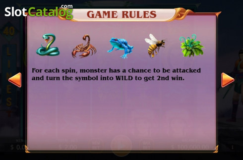 Game rules 2. Legend of Paladin slot