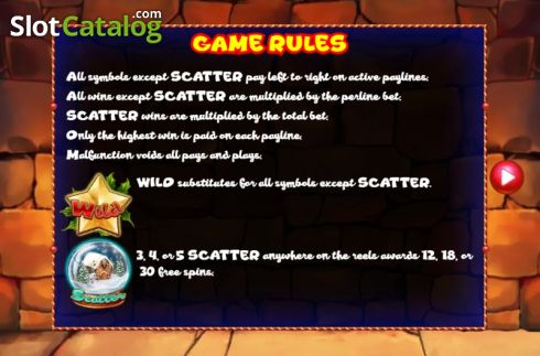 Game rules 1. Xmas Wishes slot