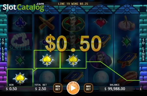 Bildschirm3. Dracula (KA Gaming) slot