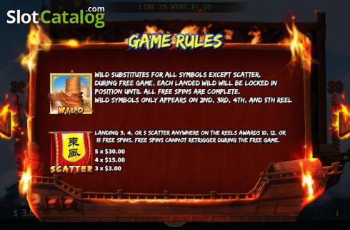 Game rules 2. Red Cliff (KA Gaming) slot