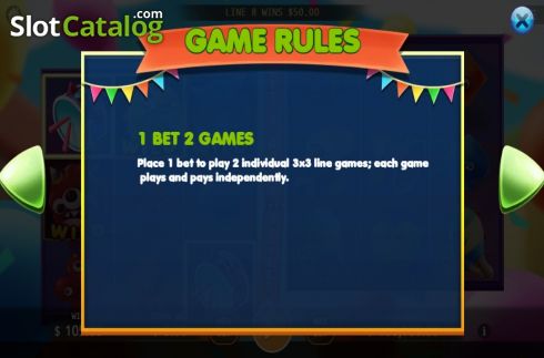 Game rules 2. Monster Parade slot