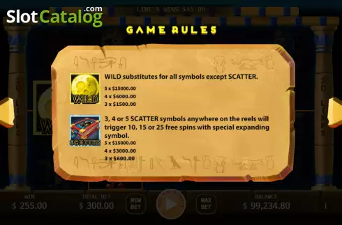 Captura de tela8. Book of Mummy (KA Gaming) slot