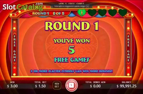 Free Game Win Screen. Can Can (KA Gaming) slot