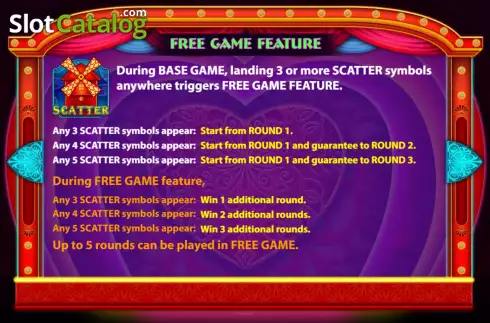 Free Game Feature Screen. Can Can (KA Gaming) slot