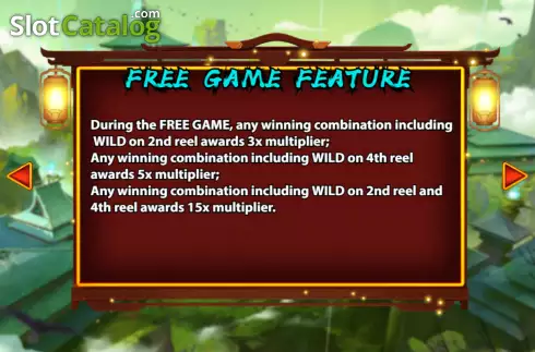 Free Games screen. Treasure Raider (KA Gaming) slot