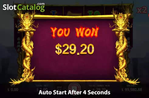 Total Win in Free Spins Screen. Emperor Qin slot