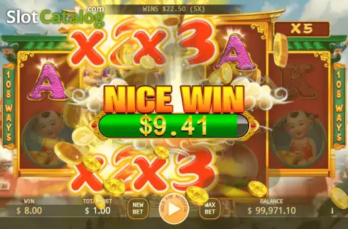 Nice Win screen. Fu Lu Shou (KA Gaming) slot