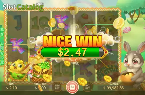 Nice Win screen. Easter Egg Party slot