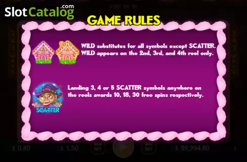 Special symbols screen. Hansel And Gretel (KA Gaming) slot