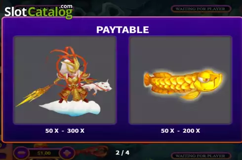 Pay Table screen 2. Legend of Erlang slot