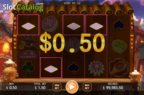 Win screen 2. Chinese Pastry slot