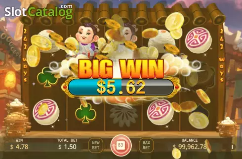 Big Win screen. Chinese Pastry slot